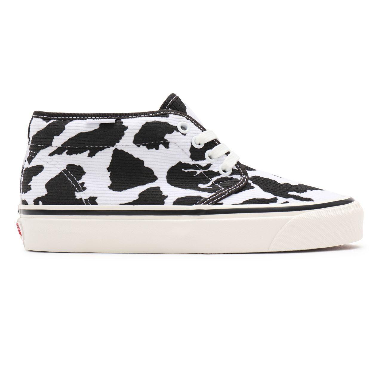 Vans Anaheim Factory Chukka 49 DX Black Classic Mens Womens - (Anaheim Factory) og white corduroy/og cow print VN0A4BTI9GP Shoes