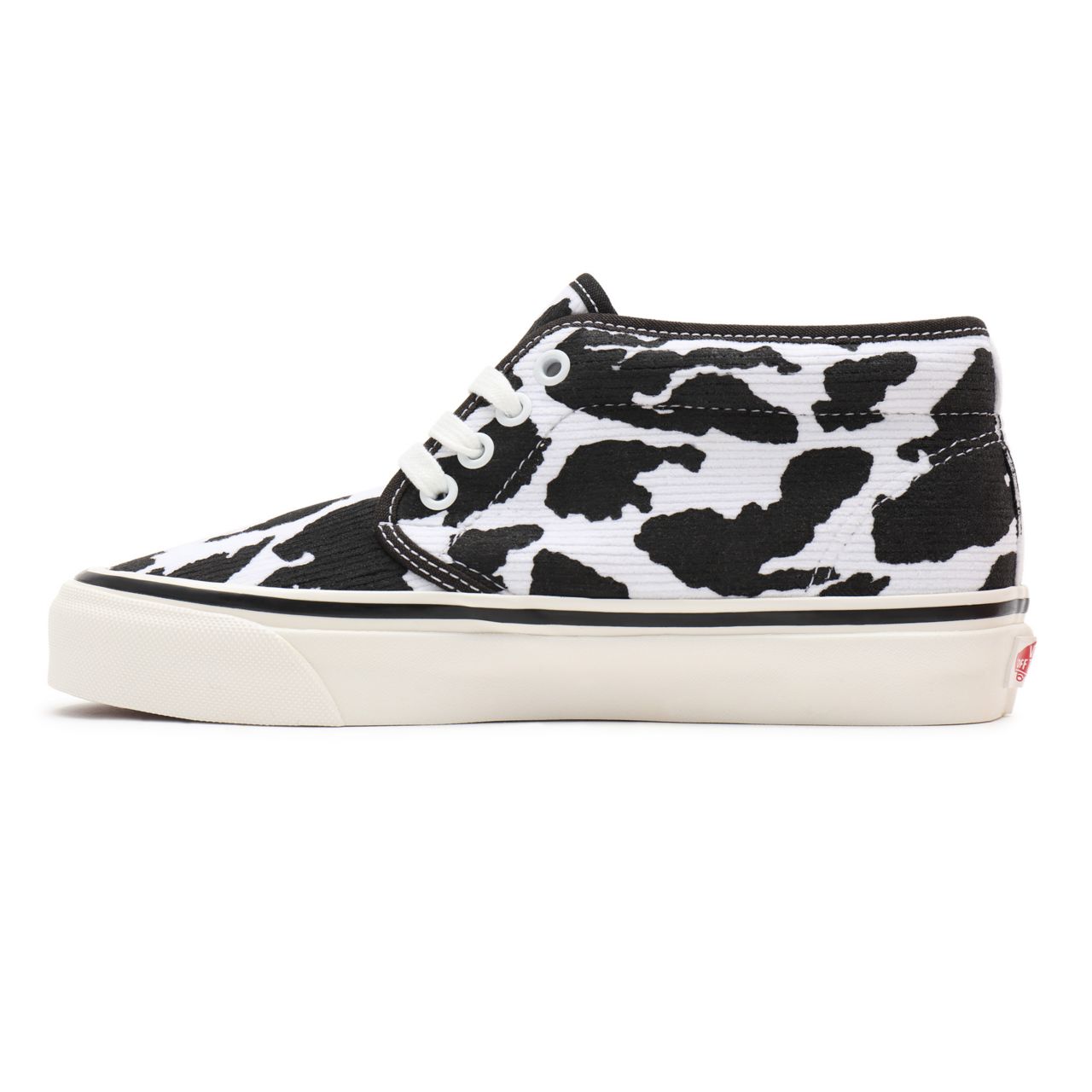 Vans Anaheim Factory Chukka 49 DX Black Classic Mens Womens - (Anaheim Factory) og white corduroy/og cow print VN0A4BTI9GP Shoes