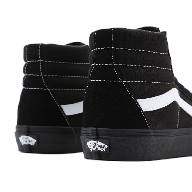 Vans Suede/Canvas Sk8-Hi Black Classic Mens Womens - (Suede/Canvas) Black/Black/True White VN0A32QG5WU Shoes