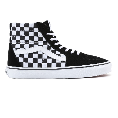 Vans Checkerboard SK8-Hi Black Classic Mens Womens - (Checkerboard) Black VN0A32QGHRK Shoes