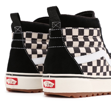 Vans Sk8-Hi MTE-1 Black Classic Mens Womens - Blk/White/Checkerboard VN0A5HZYA04 Shoes