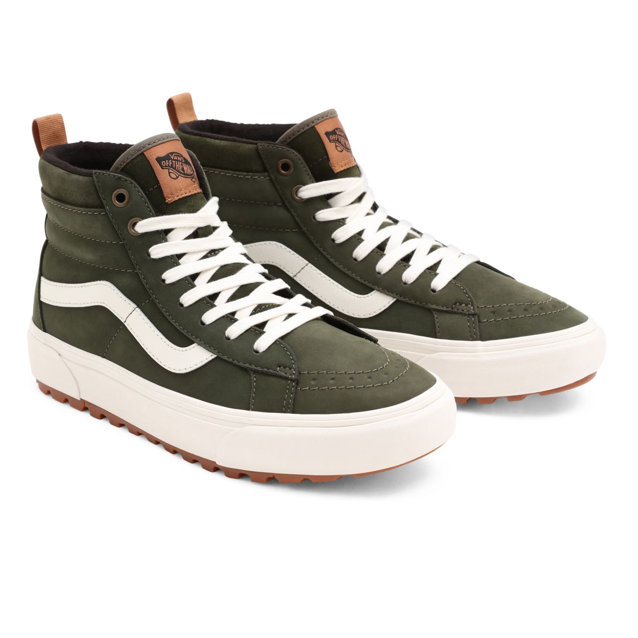 Vans Sk8-Hi MTE-1 Green Classic Mens Womens - Grape Leaf/Nubuck VN0A5HZY6JN Shoes