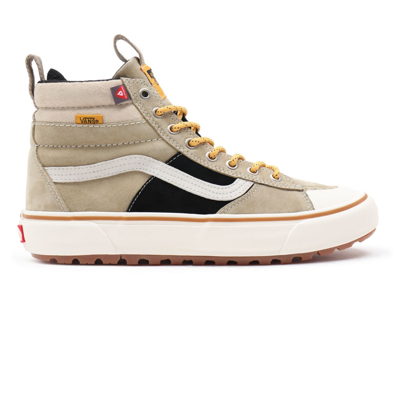 Vans Sk8-Hi MTE-2 Beige Classic Mens Womens - khaki/black VN0A5HZZZF5 Shoes