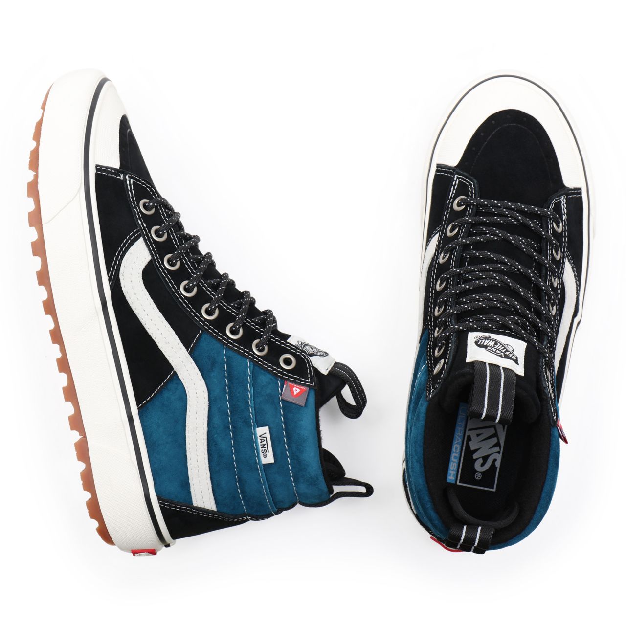 Vans Sk8-Hi MTE-2 Black Classic Mens Womens - Black/Blue Coral VN0A5HZZZ8N Shoes