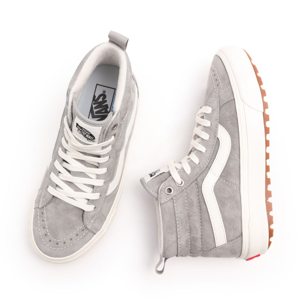 Vans Sk8-Hi MTE-1 Grey Classic Mens Womens - Drizzle/Marshmallow VN0A5HZY6J6 Shoes