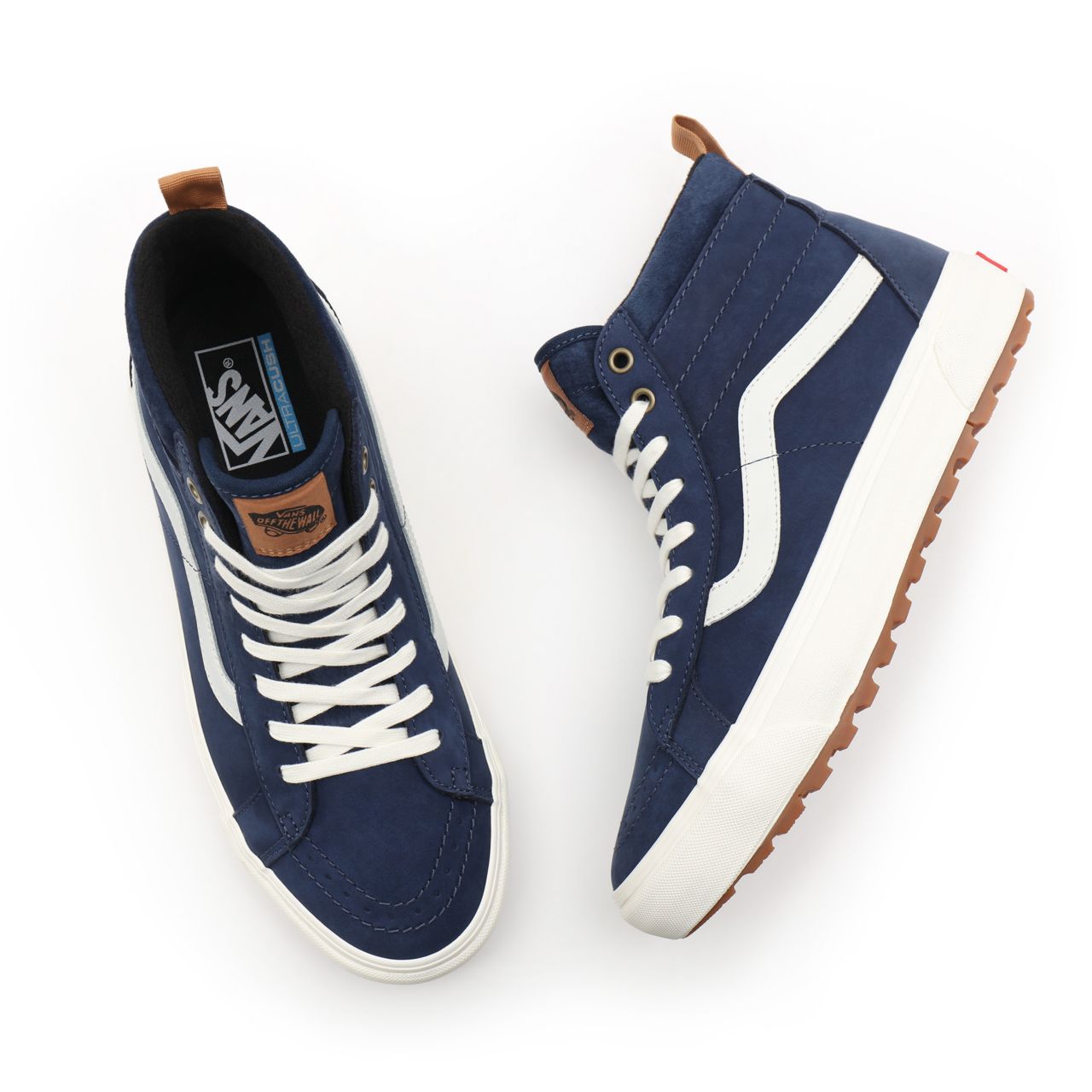 Vans Sk8-Hi MTE-1 Blue Classic Mens Womens - dress blues/nubuck VN0A5HZYA07 Shoes