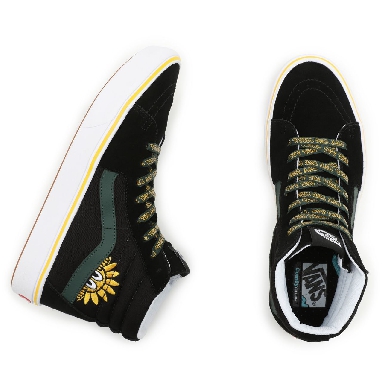 Vans Trip Outdoors ComfyCush Sk8-Hi Black Classic Mens Womens - (Trip Outdoors) Black/Sycamore VN0A3WMB8WN Shoes