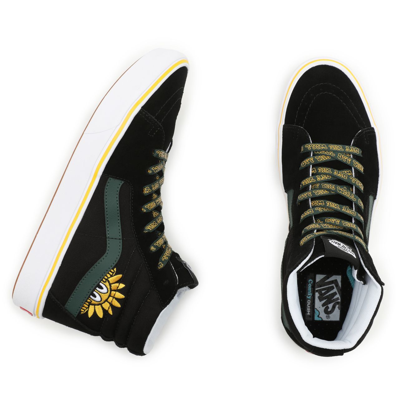 Vans Trip Outdoors ComfyCush Sk8-Hi Black Classic Mens Womens - (Trip Outdoors) Black/Sycamore VN0A3WMB8WN Shoes