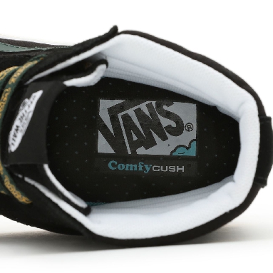 Vans Trip Outdoors ComfyCush Sk8-Hi Black Classic Mens Womens - (Trip Outdoors) Black/Sycamore VN0A3WMB8WN Shoes