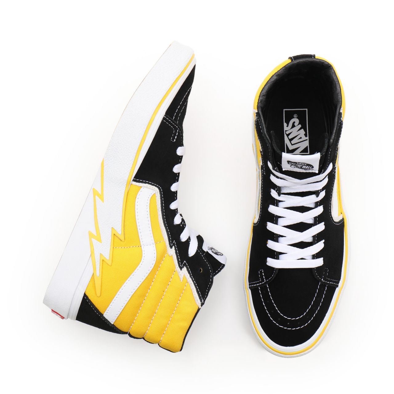 Vans Sk8-Hi Bolt Yellow Classic Mens Womens - freesia/true white VN0A5JIVA05 Shoes