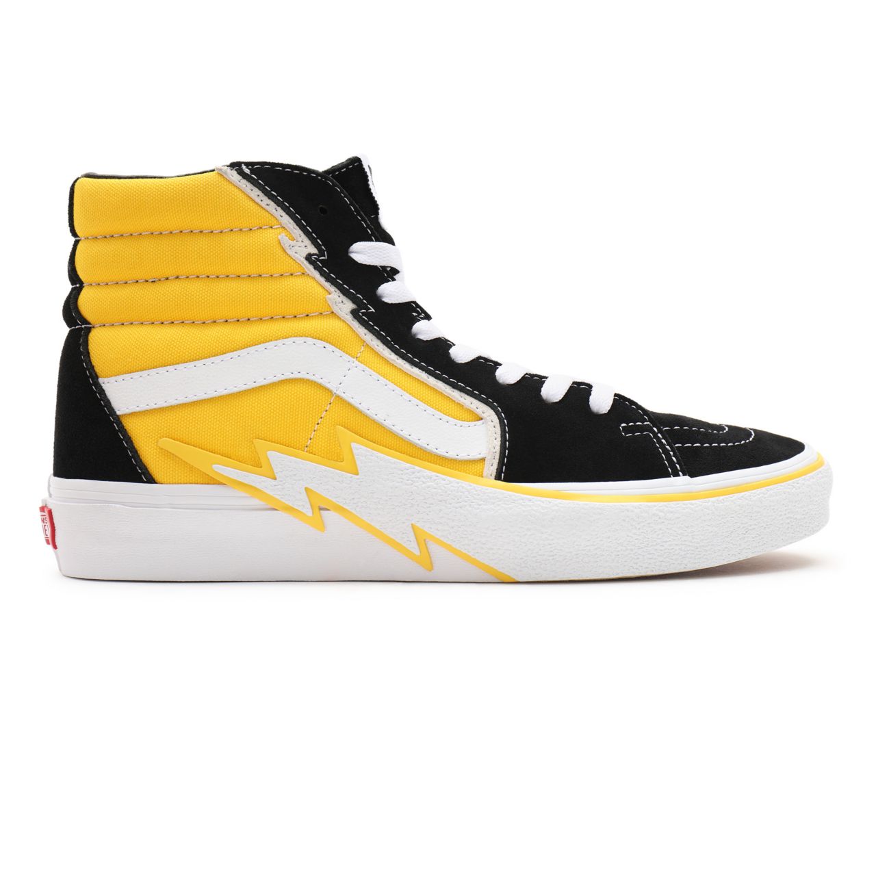 Vans Sk8-Hi Bolt Yellow Classic Mens Womens - freesia/true white VN0A5JIVA05 Shoes