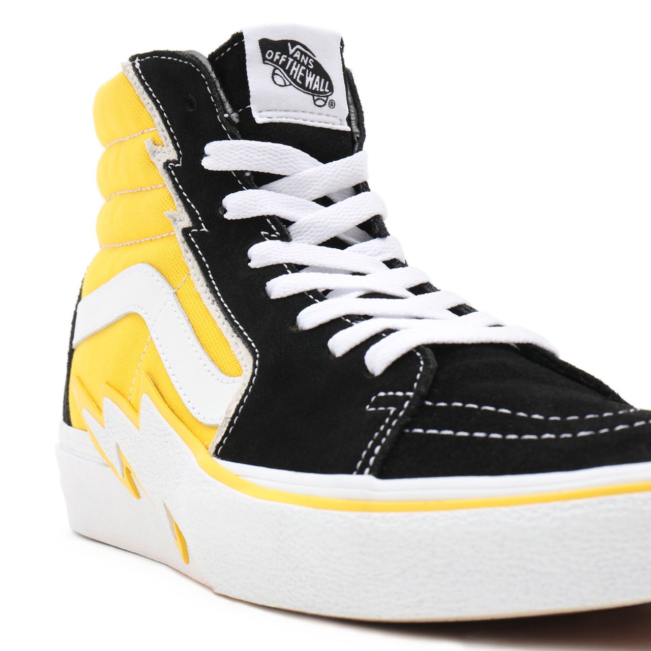 Vans Sk8-Hi Bolt Yellow Classic Mens Womens - freesia/true white VN0A5JIVA05 Shoes