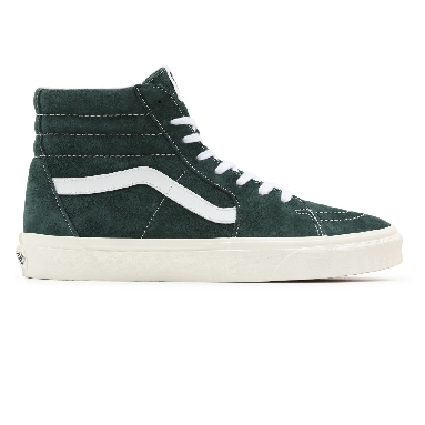 Vans Pig Suede Sk8-Hi Green Classic Mens Womens - (Pig Suede) Jungle Green/Snow White VN0A5JMJ94T Shoes