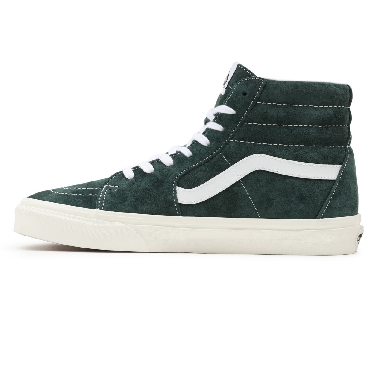 Vans Pig Suede Sk8-Hi Green Classic Mens Womens - (Pig Suede) Jungle Green/Snow White VN0A5JMJ94T Shoes