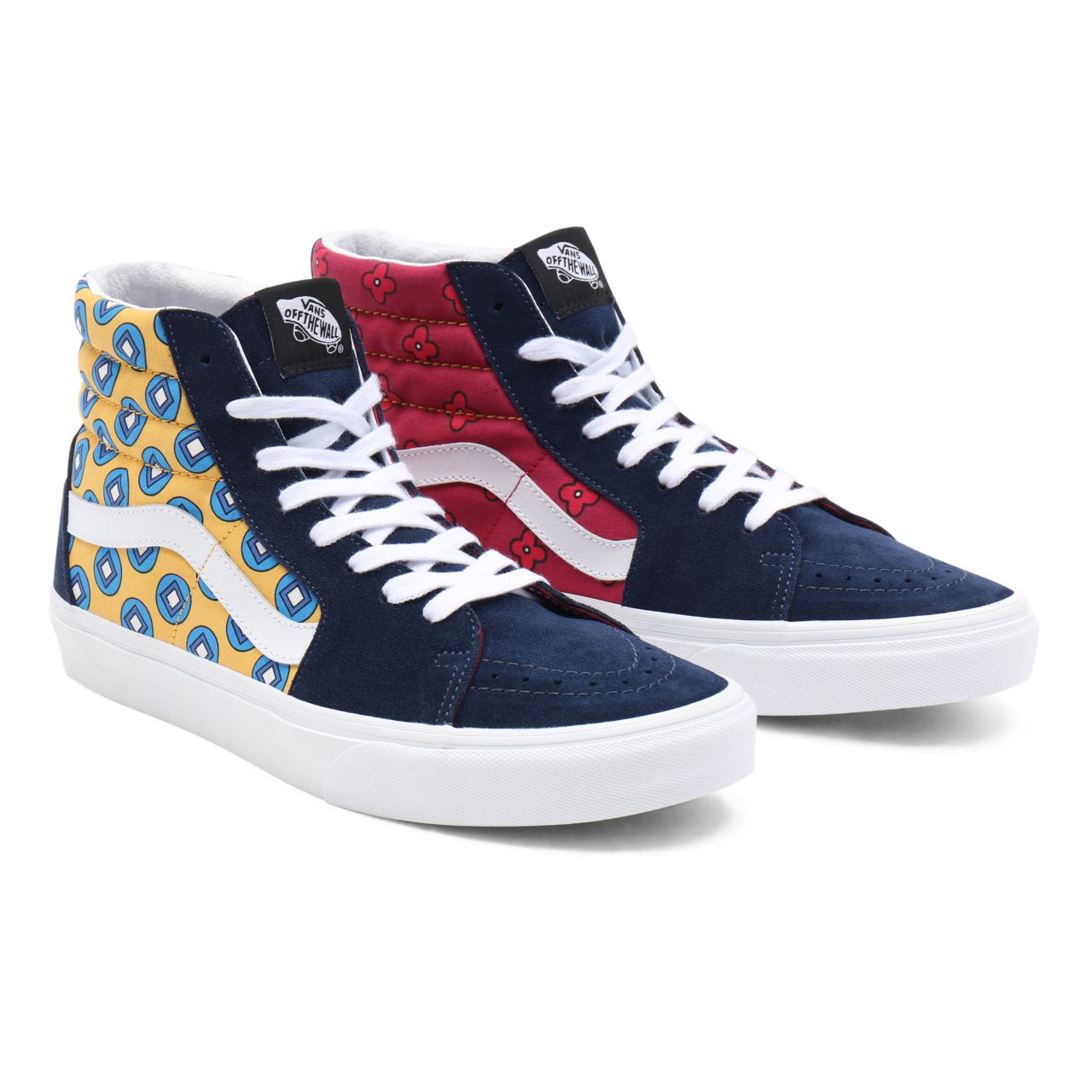 Vans Tie Print Mix Sk8-Hi Multicolour Classic Mens Womens - (Tie Print Mix) dress blues/multi VN0A32QG9Z3 Shoes