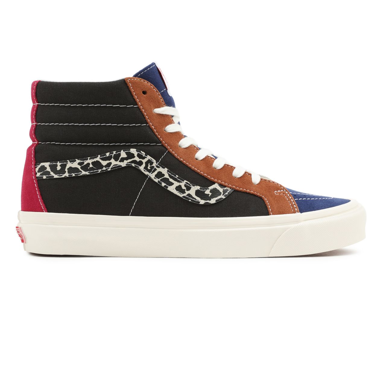 Vans Anaheim Factory Sk8-Hi 38 DX Multicolour Classic Mens Womens - (Anaheim Factory) Animal Mix/Black VN0A5KRI96M Shoes