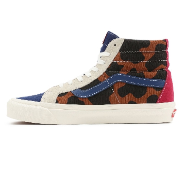 Vans Anaheim Factory Sk8-Hi 38 DX Multicolour Classic Mens Womens - (Anaheim Factory) Animal Mix/Black VN0A5KRI96M Shoes