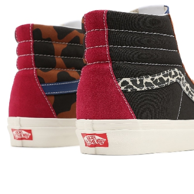 Vans Anaheim Factory Sk8-Hi 38 DX Multicolour Classic Mens Womens - (Anaheim Factory) Animal Mix/Black VN0A5KRI96M Shoes