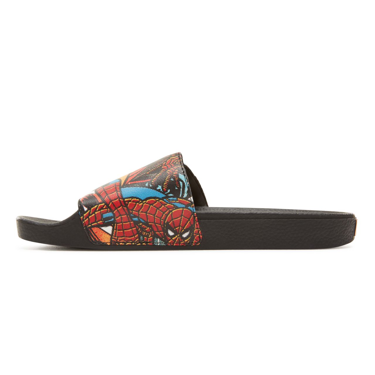 Vans X Marvel Slide-On Classic Mens Womens - (Marvel) Spider-Man/Black V004KI9H7 Shoes