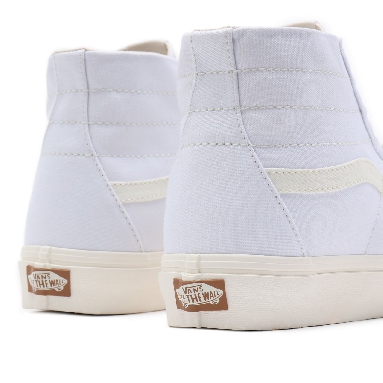 Vans Eco Theory Sk8-Hi Tapered White Classic Mens Womens - (Eco Theory) white/natural VN0A4U169FQ Shoes