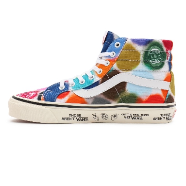 Vans Anaheim Factory Sk8-Hi 38 DX Multicolour Classic Mens Womens - (Anaheim Factory) spray spots/marshmallow VN0A38GF9XQ Shoes