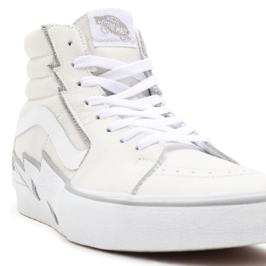 Vans Sk8-Hi Bolt White Classic Mens Womens - true white/drizzle VN0A5JIVXP3 Shoes