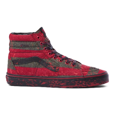 Vans X Nightmare On Elm Street Sk8-Hi Red Classic Mens Womens - (Terror)Nightmareonelmst VN0A4U3CZV1 Shoes