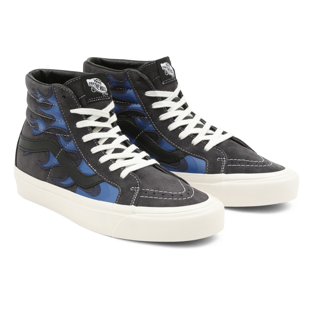 Vans Anaheim Factory Sk8-Hi 38 DX Blue Classic Mens Womens - (Anaheim Factory) Layered Flame VN0A5KRI97C Shoes