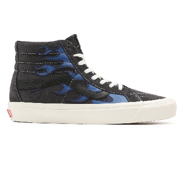 Vans Anaheim Factory Sk8-Hi 38 DX Blue Classic Mens Womens - (Anaheim Factory) Layered Flame VN0A5KRI97C Shoes