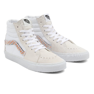 Vans Lenticular Sidestripe Sk8-Hi White Classic Mens Womens - (Lenticular Sidestripe) Blanc De Blanc/True White VN0A5KRHA53 Shoes