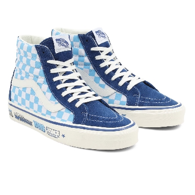 Vans Anaheim Factory Sk8-Hi 38 DX Blue Classic Mens Womens - (Anaheim Factory) Freestyle/True Blue VN0A5KRIA5I Shoes