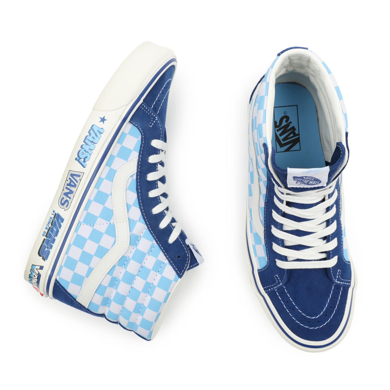 Vans Anaheim Factory Sk8-Hi 38 DX Blue Classic Mens Womens - (Anaheim Factory) Freestyle/True Blue VN0A5KRIA5I Shoes