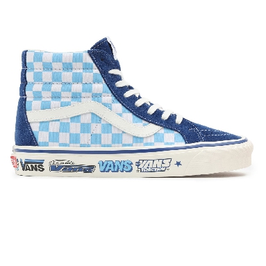 Vans Anaheim Factory Sk8-Hi 38 DX Blue Classic Mens Womens - (Anaheim Factory) Freestyle/True Blue VN0A5KRIA5I Shoes