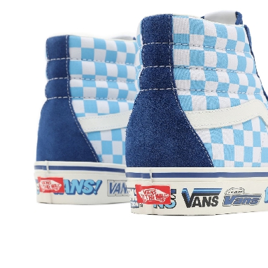 Vans Anaheim Factory Sk8-Hi 38 DX Blue Classic Mens Womens - (Anaheim Factory) Freestyle/True Blue VN0A5KRIA5I Shoes