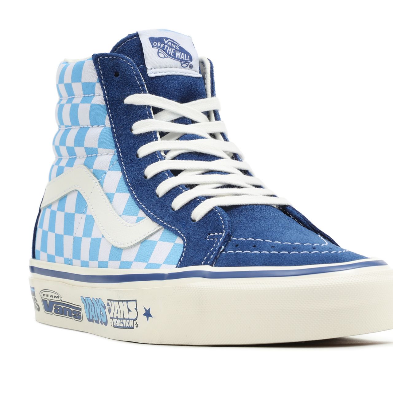 Vans Anaheim Factory Sk8-Hi 38 DX Blue Classic Mens Womens - (Anaheim Factory) Freestyle/True Blue VN0A5KRIA5I Shoes