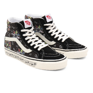 Vans Anaheim Factory Sk8-Hi 38 DX Black Classic Mens Womens - (Anaheim Factory) Vans paisley/black VN0A38GF9GG Shoes