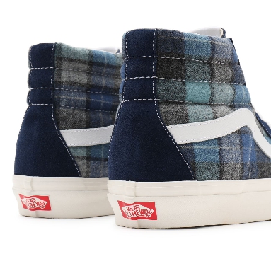 Vans Anaheim Factory Sk8-Hi 38 DX Blue Classic Mens Womens - (Anaheim Factory) pendleton/beach boy plaid VN0A38GF9GS Shoes