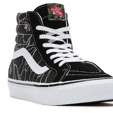 Vans x BAPE Sk8-Hi 38 DX Black Classic Mens Womens - (Vans X Bape) Abc Camo Black/White VN0A38GF7BG Shoes