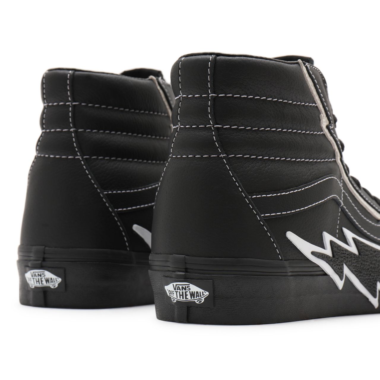 Vans Sk8-Hi Bolt Black Classic Mens Womens - Black/Black VN0A5JIVBKA Shoes