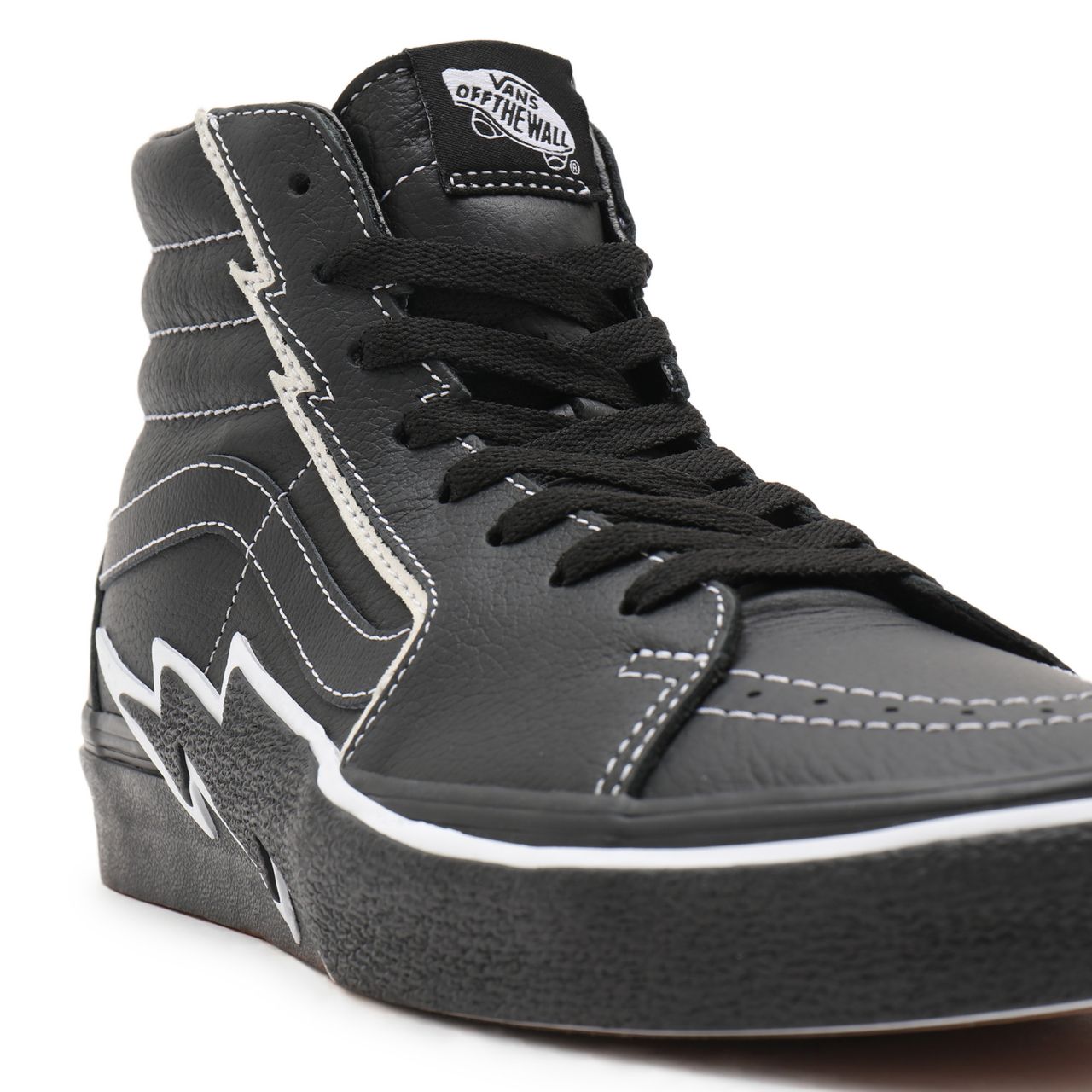 Vans Sk8-Hi Bolt Black Classic Mens Womens - Black/Black VN0A5JIVBKA Shoes