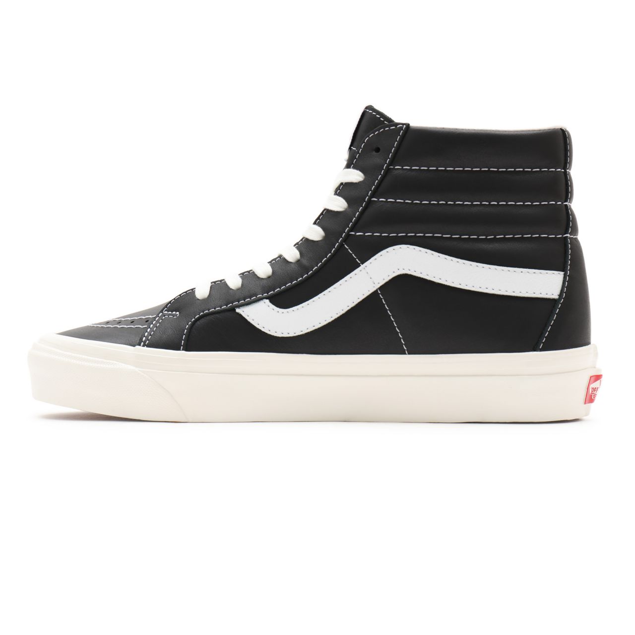 Vans Anaheim Factory Sk8-Hi 38 DX Black Classic Mens Womens - (Anaheim Factory) black/leather VN0A38GF103 Shoes