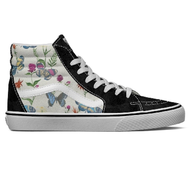 Vans Sk8-Hi Butterfly White Classic Mens Womens - MARSHMALLOW/TRU VN0A5HXVUC0 Shoes