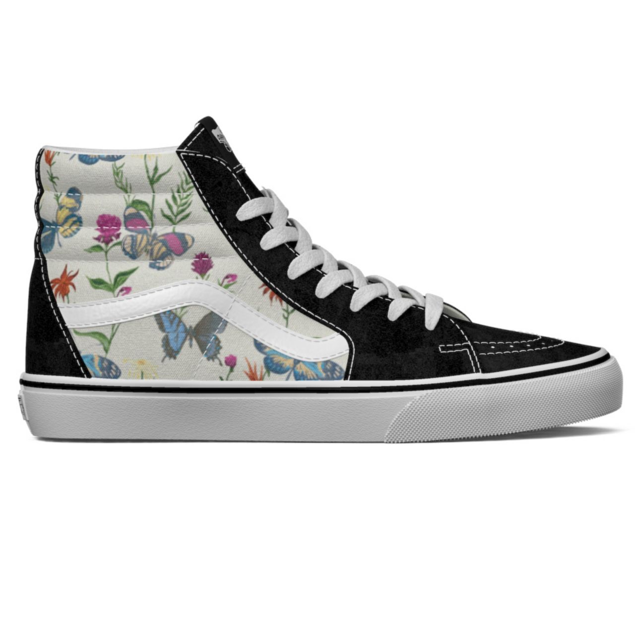 Vans Sk8-Hi Butterfly White Classic Mens Womens - MARSHMALLOW/TRU VN0A5HXVUC0 Shoes