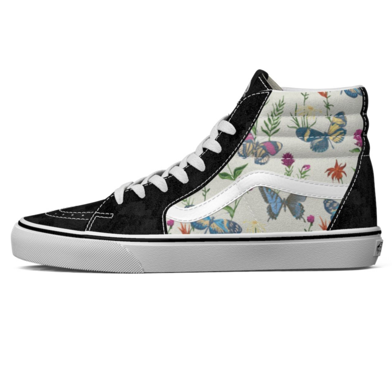 Vans Sk8-Hi Butterfly White Classic Mens Womens - MARSHMALLOW/TRU VN0A5HXVUC0 Shoes