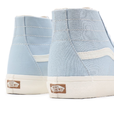 Vans Eco Theory Sk8-Hi Tapered Blue Classic Mens Womens - (Eco Theory) winter sky/natural VN0A4U169FR Shoes