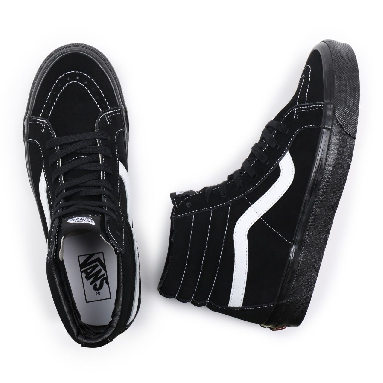 Vans Anaheim Factory Sk8-Hi 38 DX Black Classic Mens Womens - (Anaheim Factory) og black white/og black VN0A38GF9XN Shoes