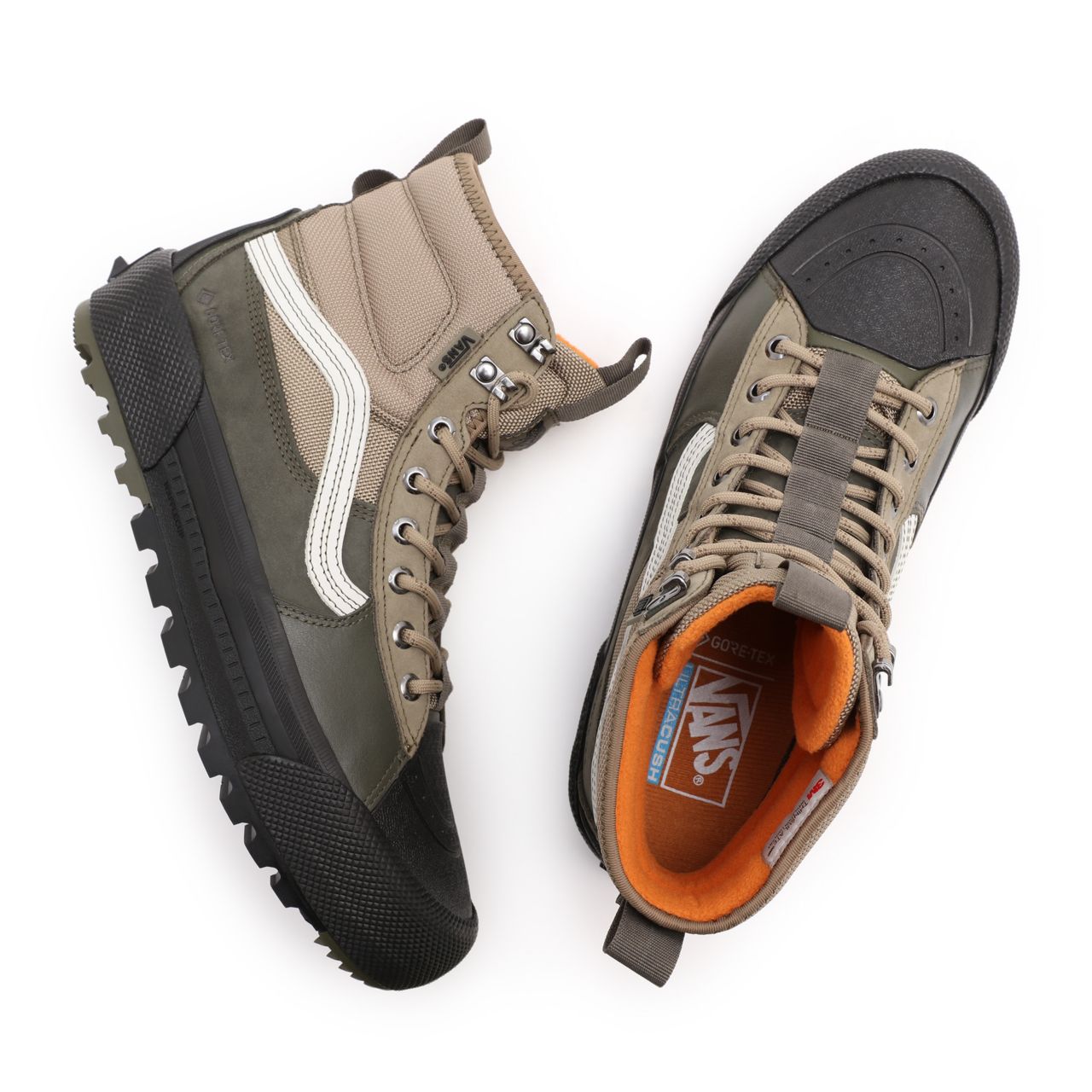 Vans Rucksack Sk8-Hi Gore-Tex MTE-3 Beige Classic Mens Womens - (Rucksack) Covert Green/Black VN0A5I116MB Shoes