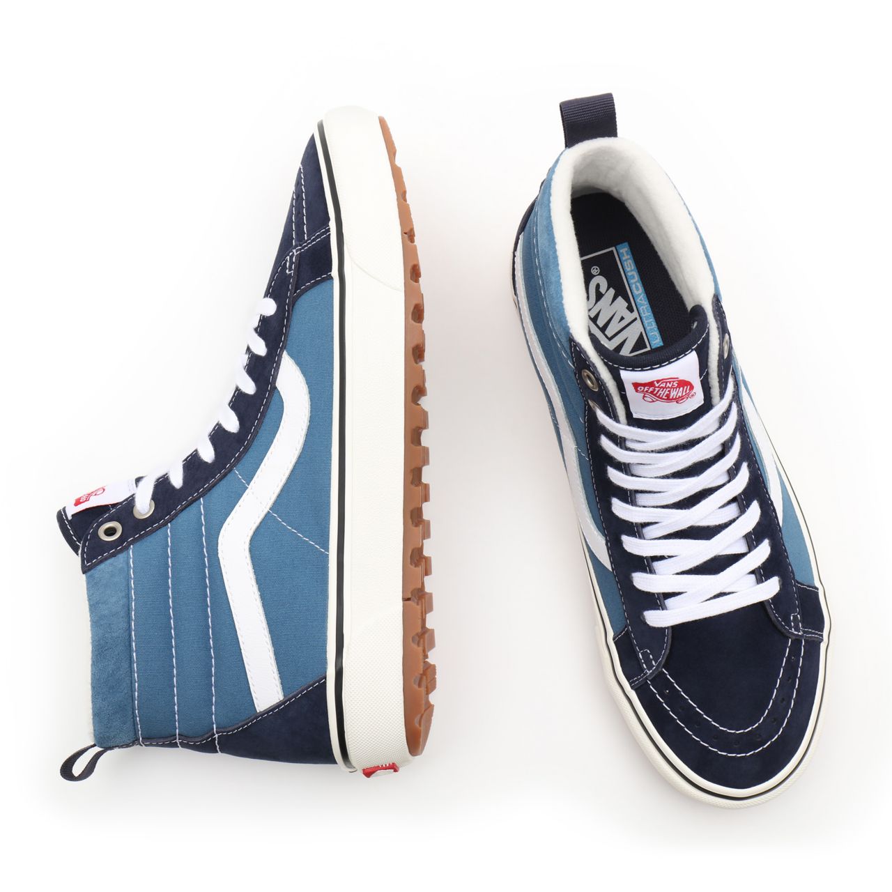 Vans Sk8-Hi MTE-1 Blue Classic Mens Womens - Navy/Navy VN0A5HZYNNY Shoes