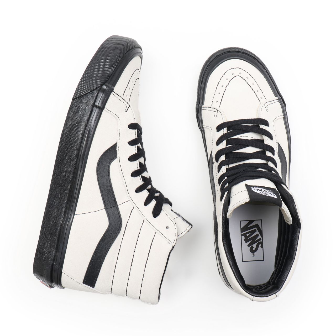 Vans Anaheim Factory Sk8-Hi 38 DX White Classic Mens Womens - (Anaheim Factory) og white black/og black VN0A38GF9XO Shoes