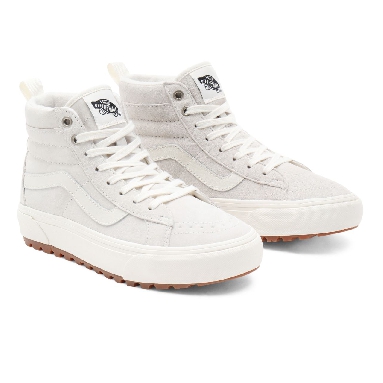 Vans Sk8-Hi MTE-1 White Classic Mens Womens - Marshmallow/Marshmallow VN0A5HZYQC5 Shoes